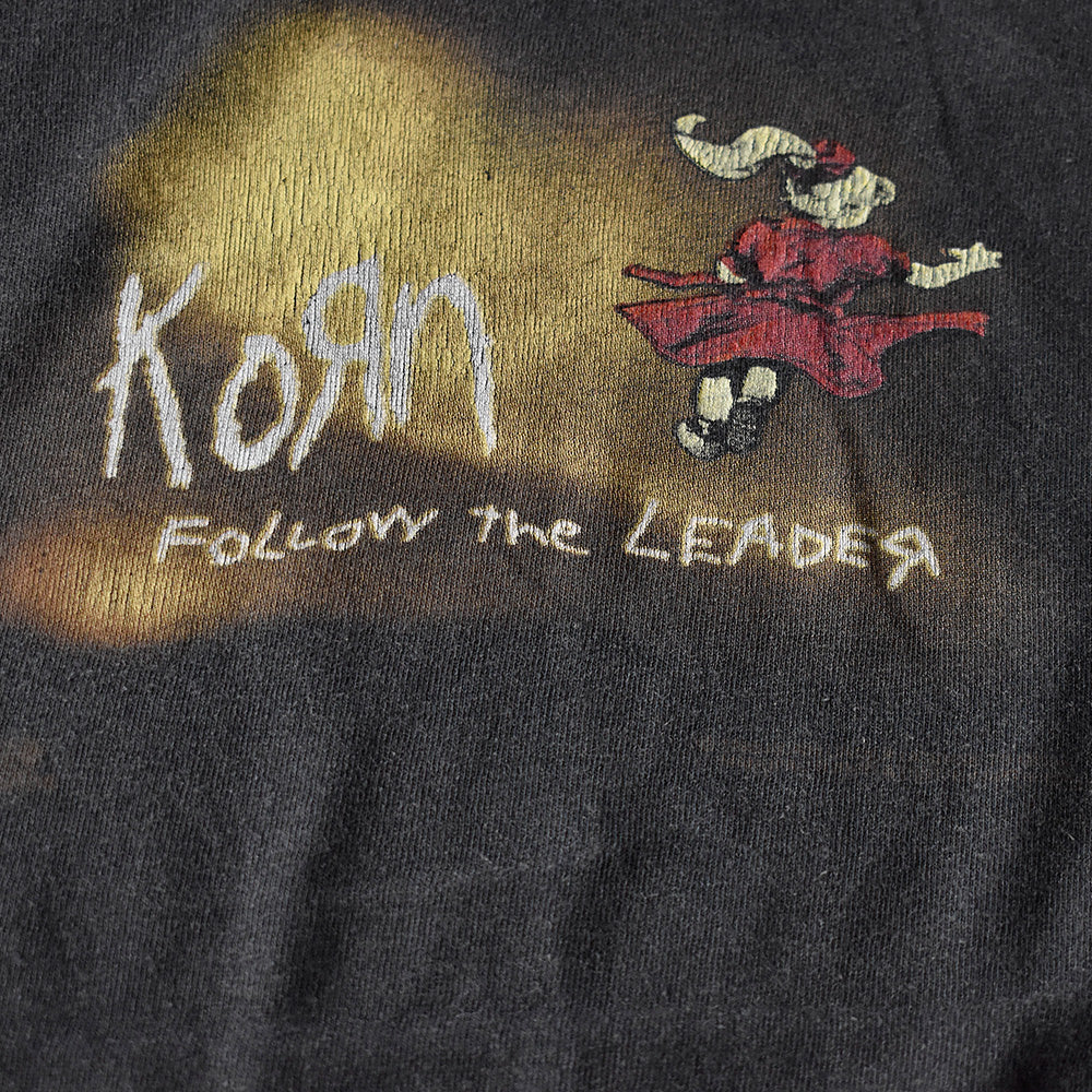 90's Korn “Follow the Leader” ロック Tシャツ 250719