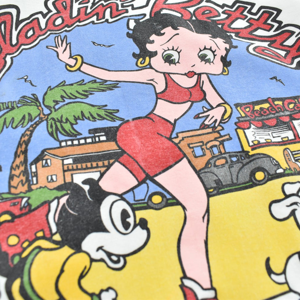 90's Betty Boop "Bladin' Betty" ローラーブレード キャラT USA製 260814H
