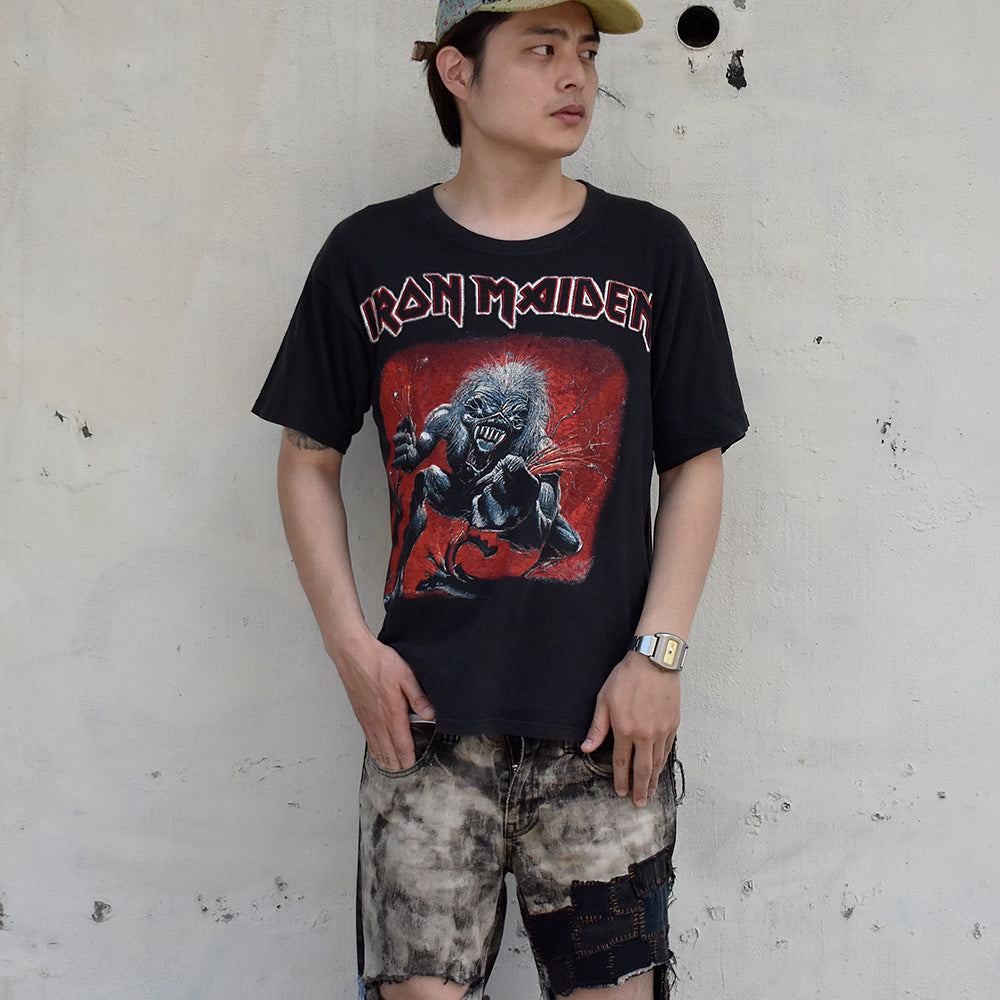 90's Iron Maiden “A Real Live One” ロック Tシャツ 250723H