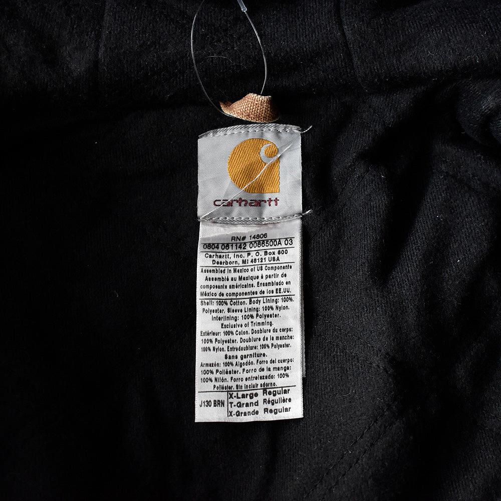 Y2K Carhartt 刺繍 アクティブパーカー キルティングライナー 240402H