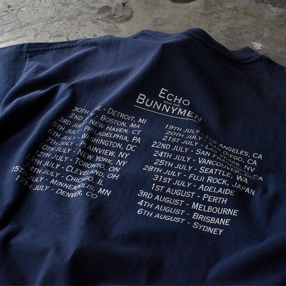 Y2K Echo&the Bunnymen “Flowers” Tour Tシャツ 231006HYY