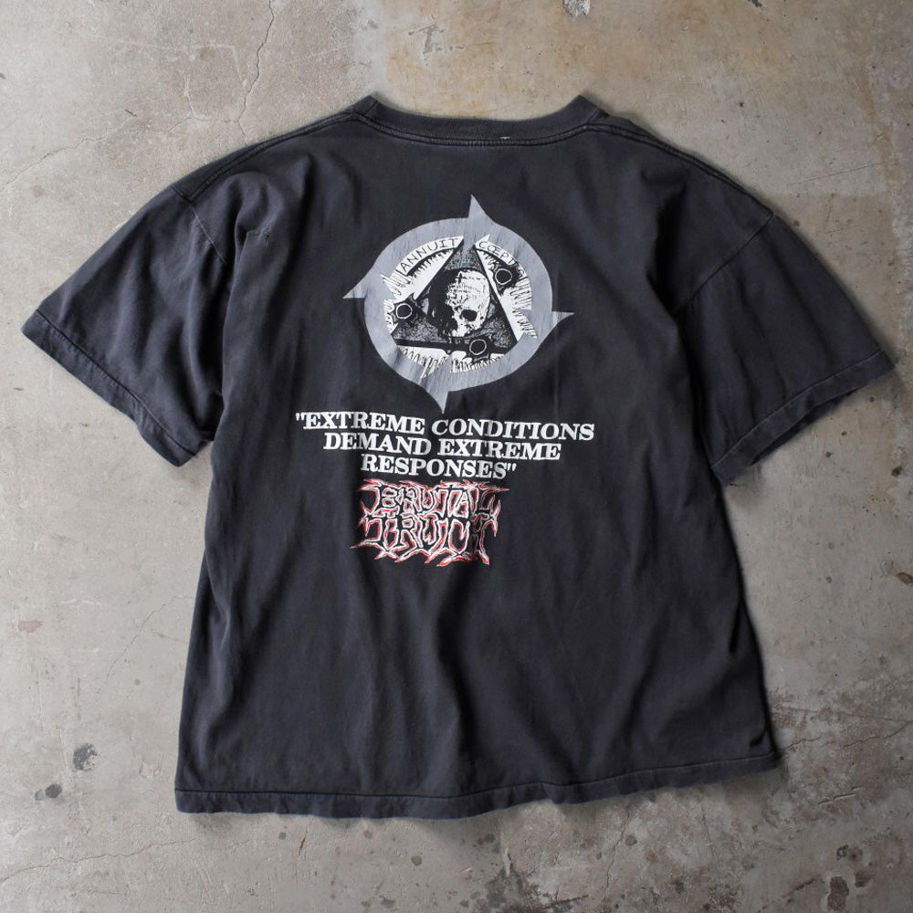 ’92 Brutal Truth “Extreme Conditions” ロックTシャツ 251118H