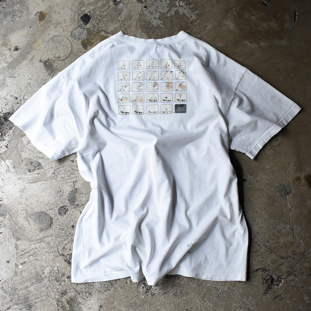 Y2K NIKE “basketball”イラスト Tシャツ 240721H