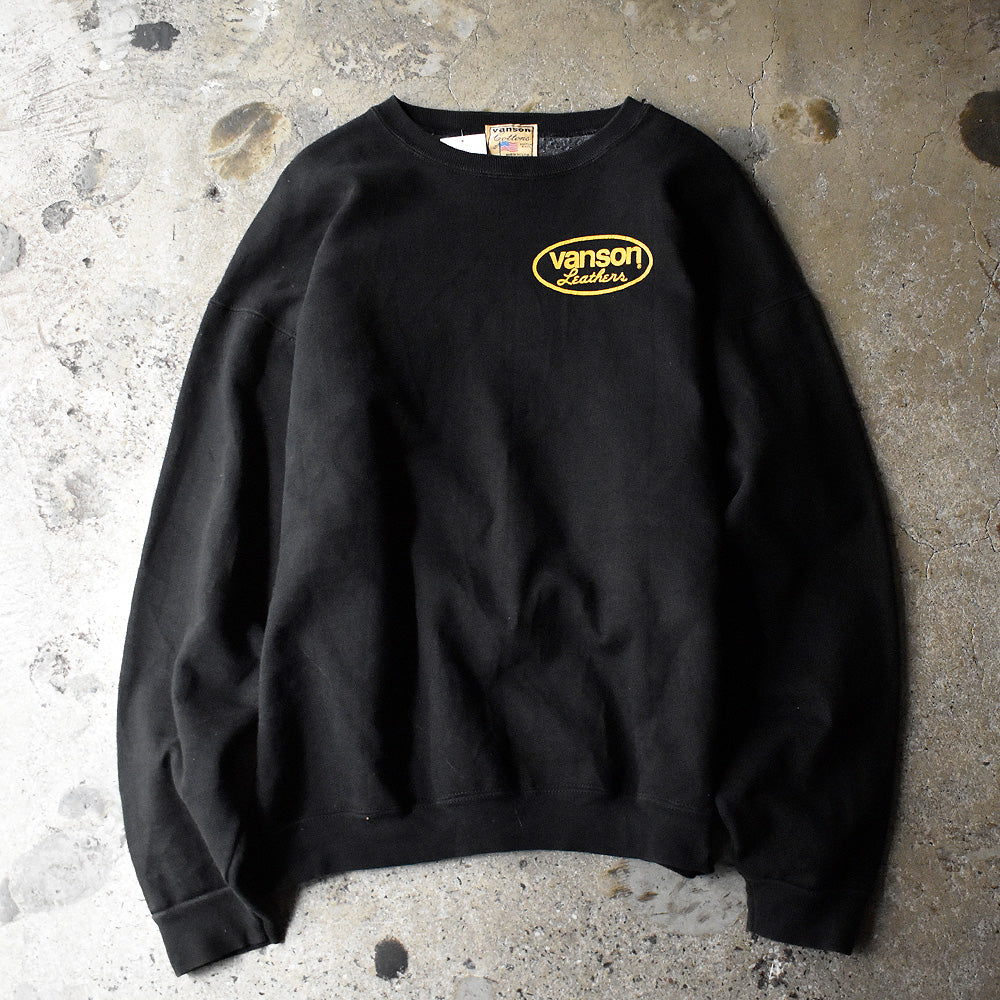 Y2K “VANSON“ heavy oz クルーネックスウェット USA製 250318H