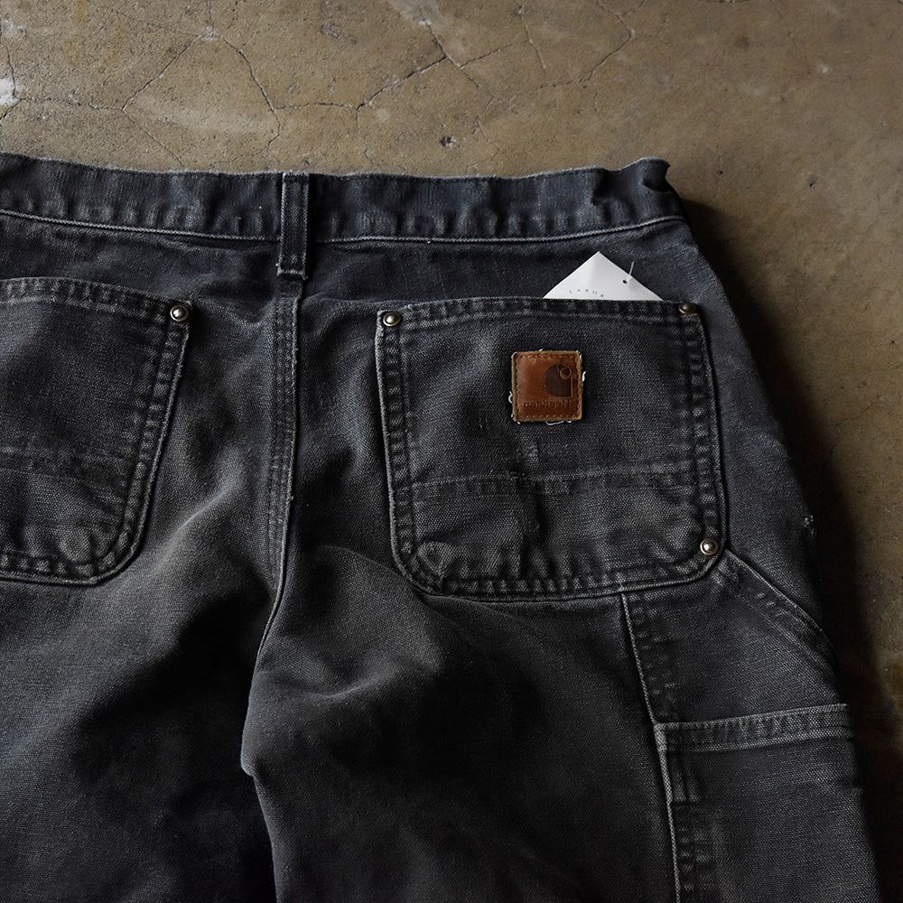 Carhartt ブラック！ ダブルニー ダック ペインターパンツ 250421H