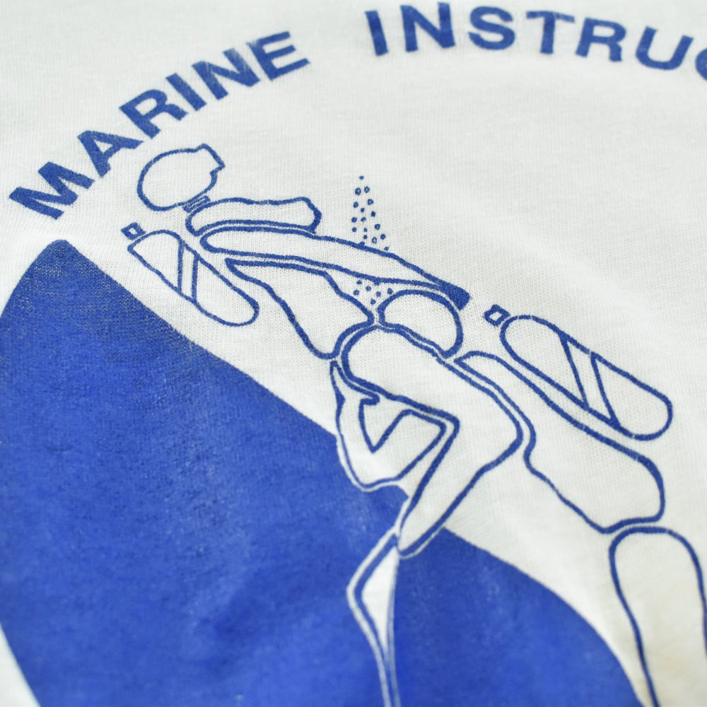 80's "MARINE INSTRUCTOR" ジョークTシャツ 260421H