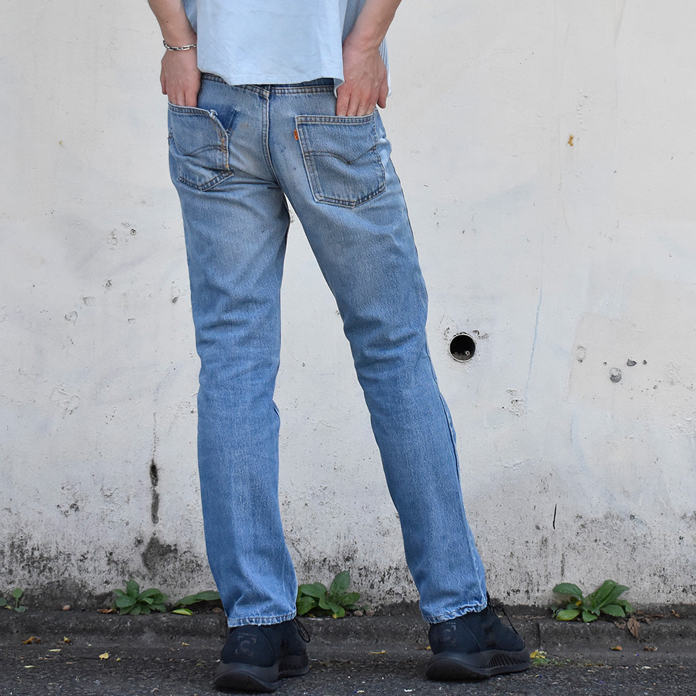 80's レア！ Levi's 519-0217 デニムパンツ USA製 250701H