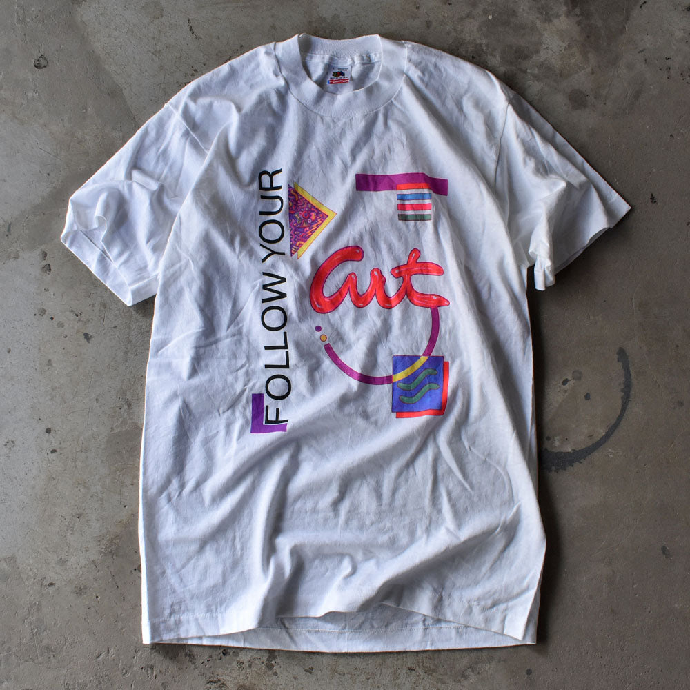FOLLOW YOUR ART バーミンガム美術館 アートTシャツ デッドストック 1990年〜 USA製 ヴィンテージ
