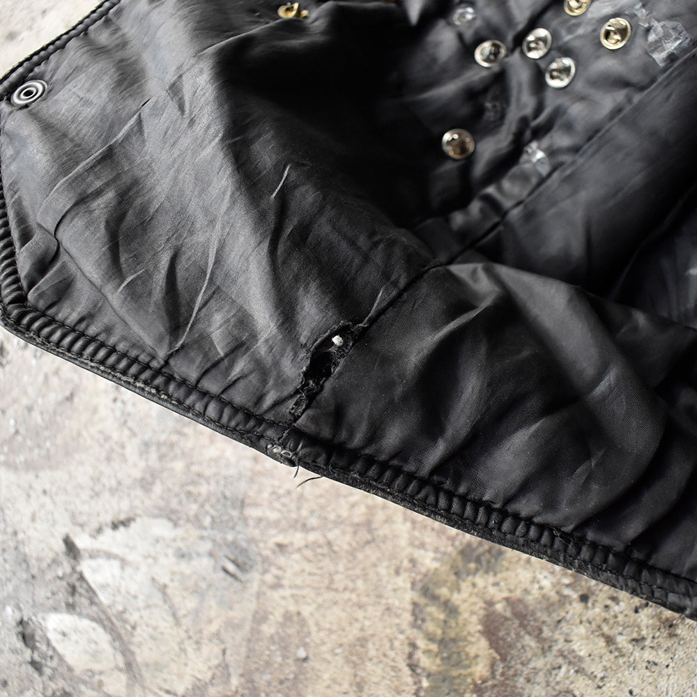 90's LAST REBELS “Harley-Davidson ピンズ＆ワッペン” MCレザー
