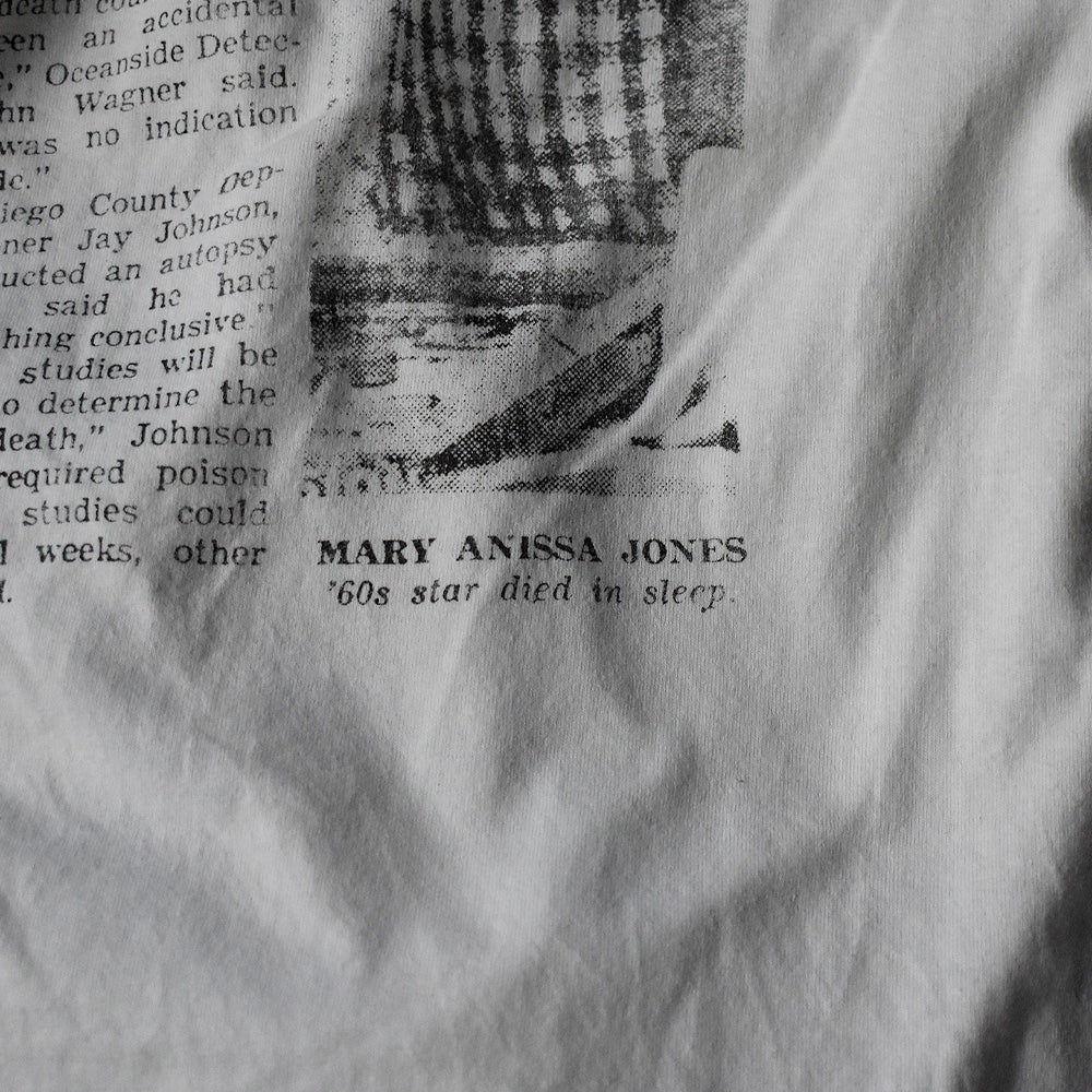 90's Mary Anissa Jones Tシャツ USA製 231121H