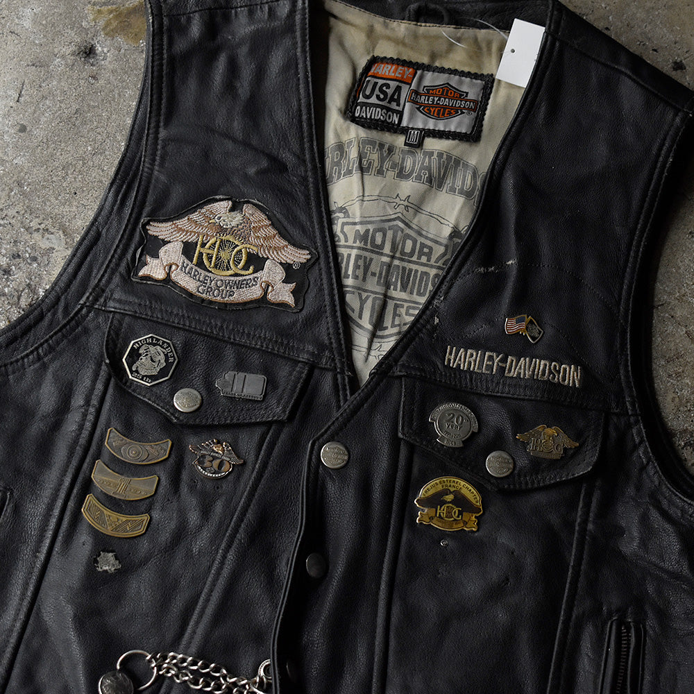 90s HARLEY-DAVIDSON ワッペンカスタム スタジャン 90s HARLEY-DAVIDSON ワッペンカスタム スタジャン - メルカリ