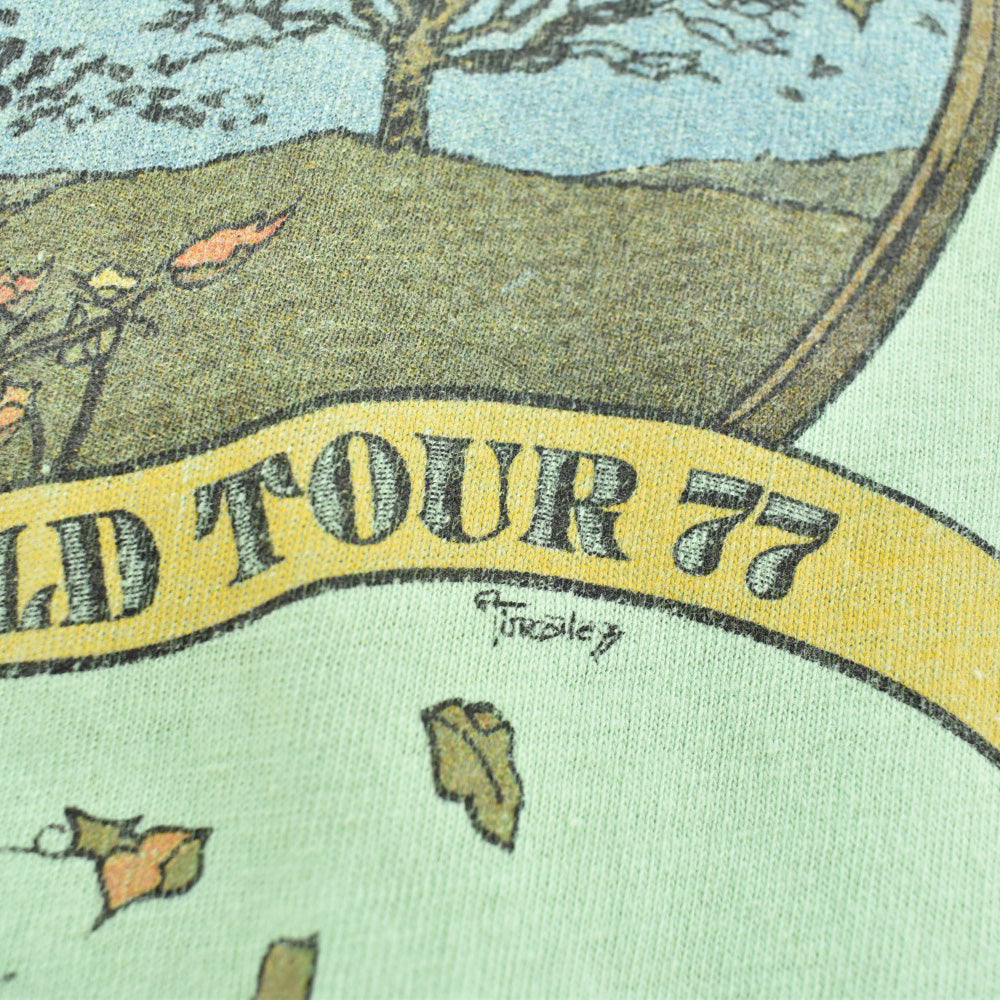 70's GENESIS "WORLD TOUR 77" リンガー ロックTシャツ 260901H