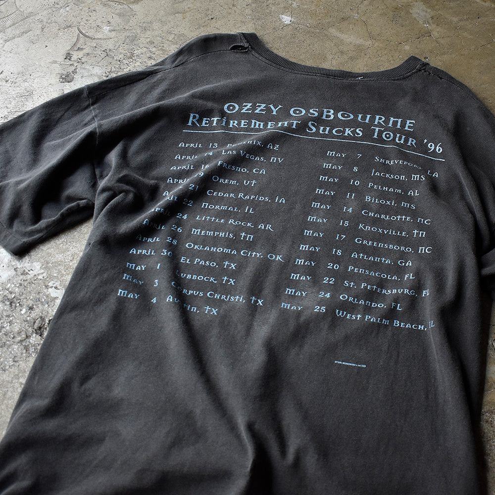 90's Ozzy Osbourne “RETIREMENT SUCKS“ Tour Tシャツ 240707H