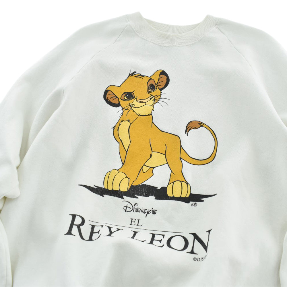 90’s Disney "EL REY LEON" ライオンキング スウェット 261020H