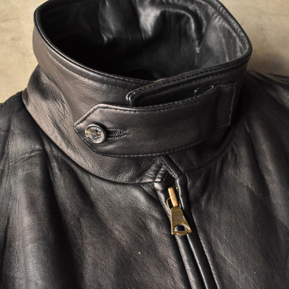 90's Polo Ralph Lauren スイングトップ レザージャケット 240507