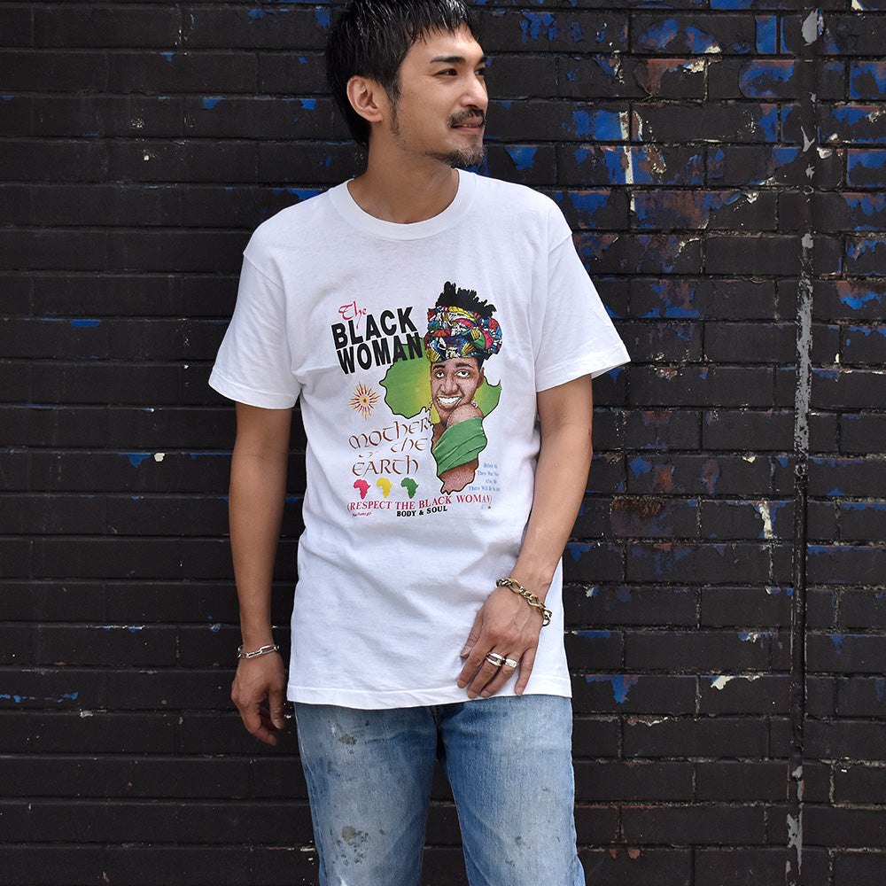 80's～ “Black Woman – Mother of the Earth” Tシャツ 250718H