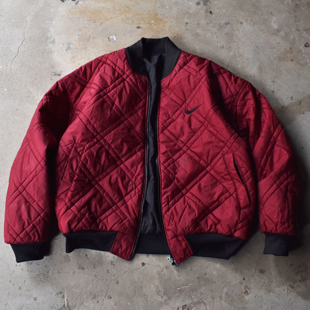 90’s NIKE リバーシブル ナイロン ボンバージャケット 231112