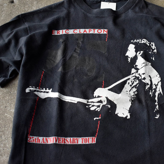 80's ERIC CLAPTON "25th ANNIVERSARY“ Tour Tシャツ 250429H