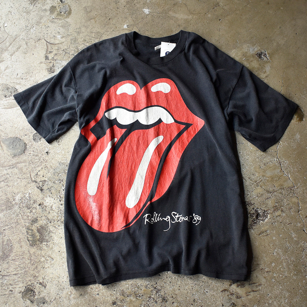 ローリング・ストーンズ North American Tour ビッグロゴ ツアーTシャツ 1989年 USA製 ヴィンテージ