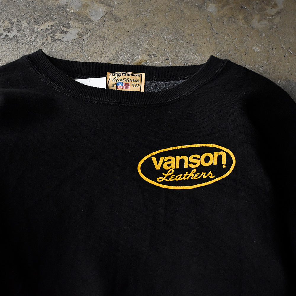 Y2K “VANSON“ heavy oz クルーネックスウェット USA製 250318H