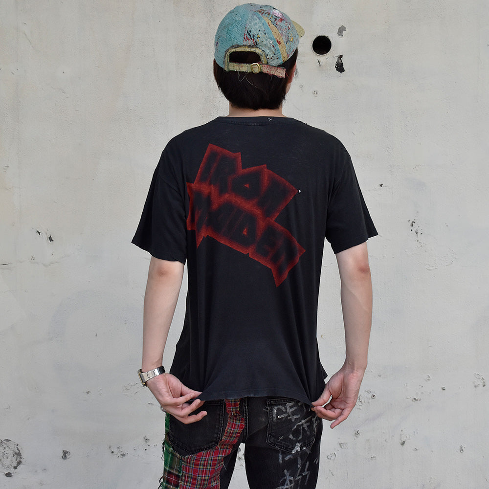90's Iron Maiden “A Real Live One” ロック Tシャツ 250723H