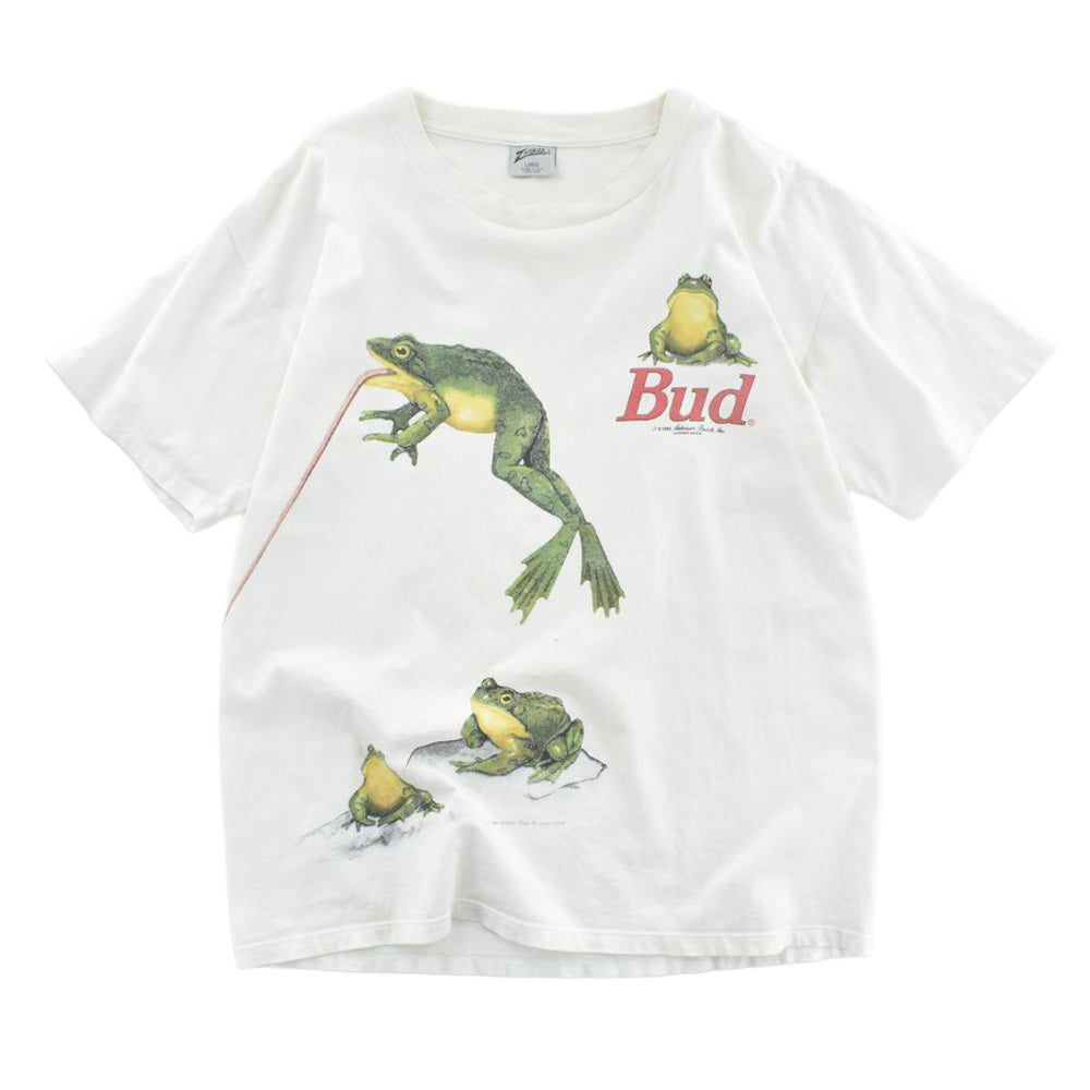 90's Budweiser "Frogs" カエル プロモTシャツ USA製 260731H