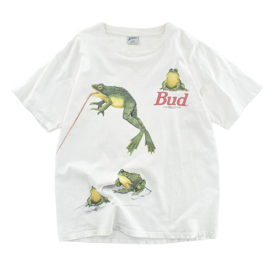 90's Budweiser "Frogs" カエル プロモTシャツ USA製 260731H