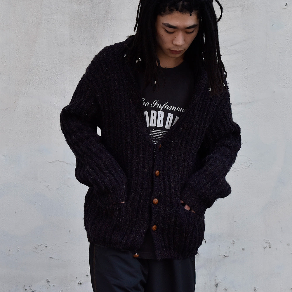 80's BANANA REPUBLIC ショールカラー ウールカーディガン 231104H