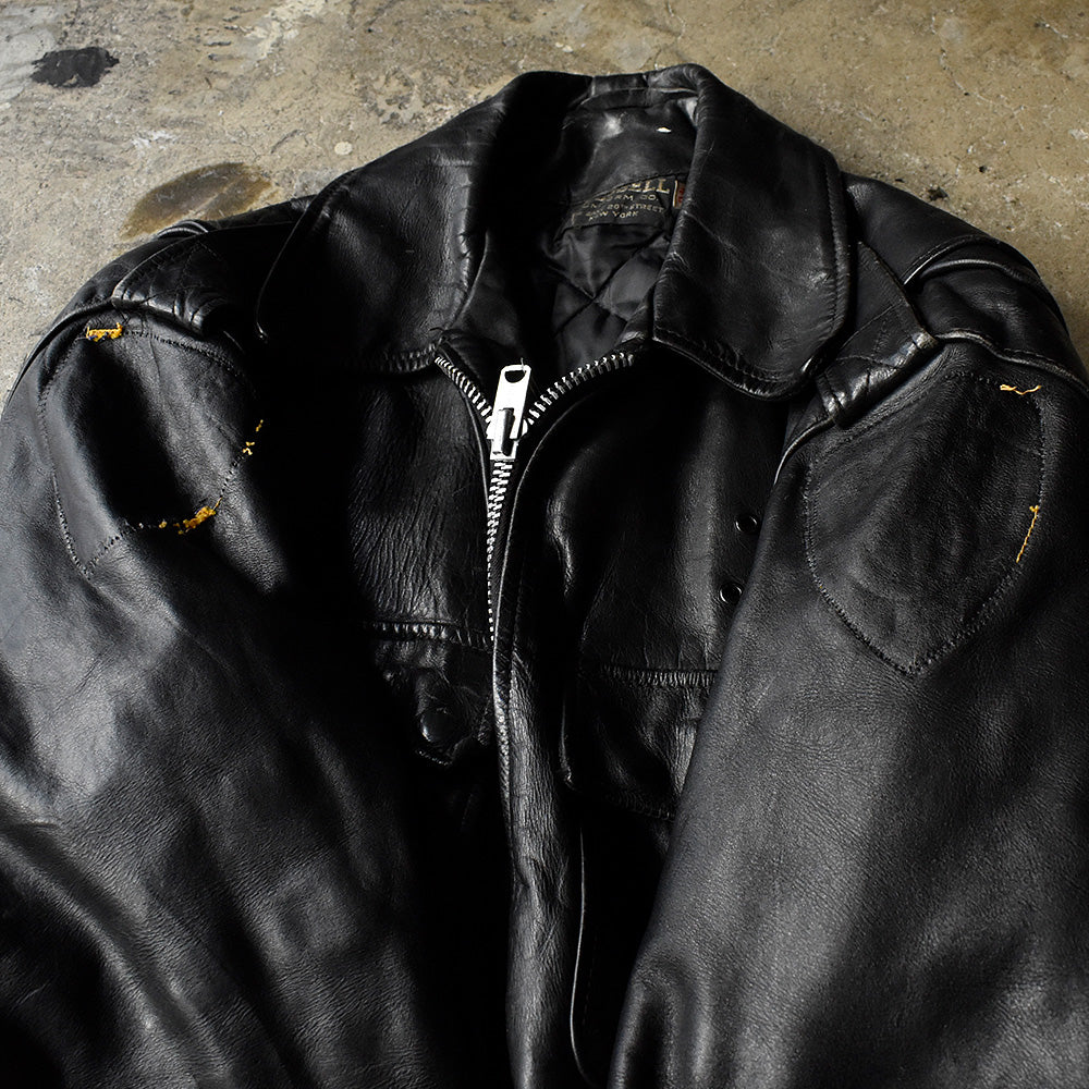70's Russell Motorcycle レザージャケット 231202H