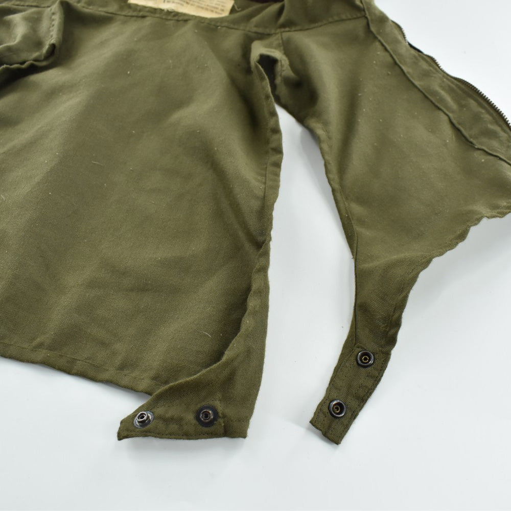 70’s U.S.NAVY ALPHA INDUSTRIES MIL-H-18374 リアルファー フードベスト ステンシル入り 261027H