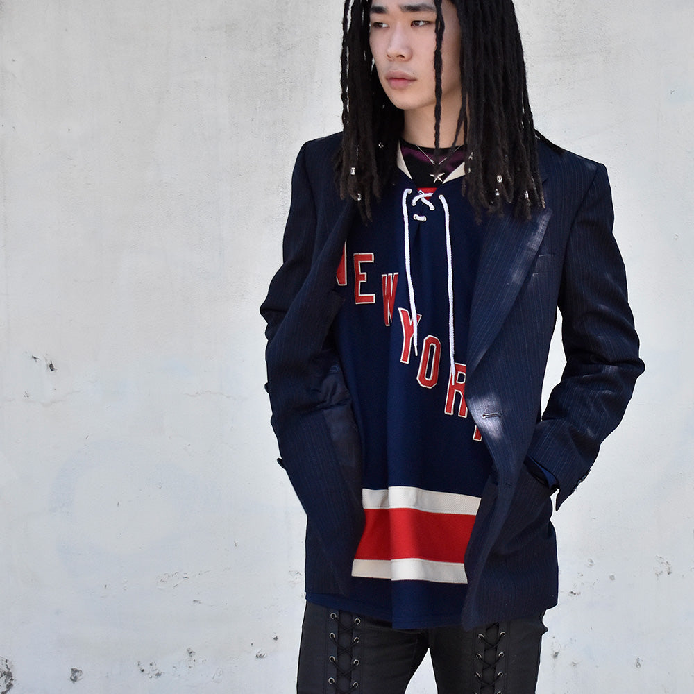 Y2K Reebok NHL “New York Rangers“ ホッケーシャツ 240511H