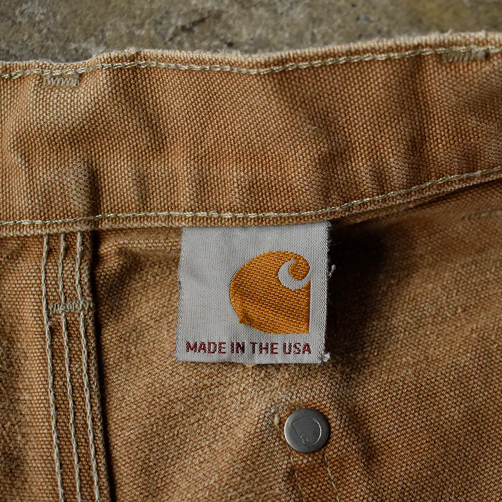 90's～ ペンキ！ Carhartt ダブルニー ダック ワークパンツ USA製 231129H