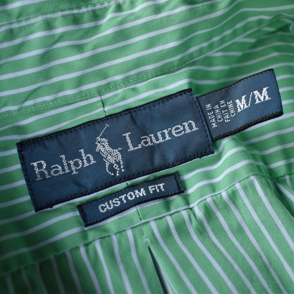 Ralph Lauren/ラルフローレン “CUSTOM FIT” ストライプ ボタンダウンシャツ　230514