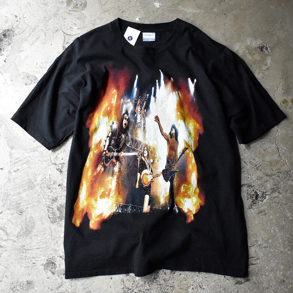 キッス Rocks San Antonio I was There メンバーフォト ライブTシャツ 2000年 古着