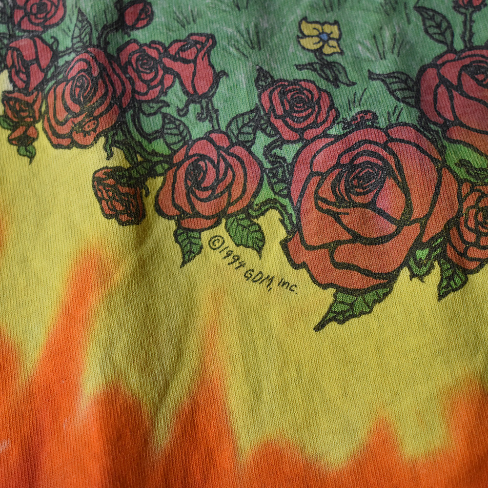 90's　LIQUID BLUE　Grateful Dead/グレイトフル・デッド　 "DEAD BEARS "　Summer Tour タイダイTee　230629H