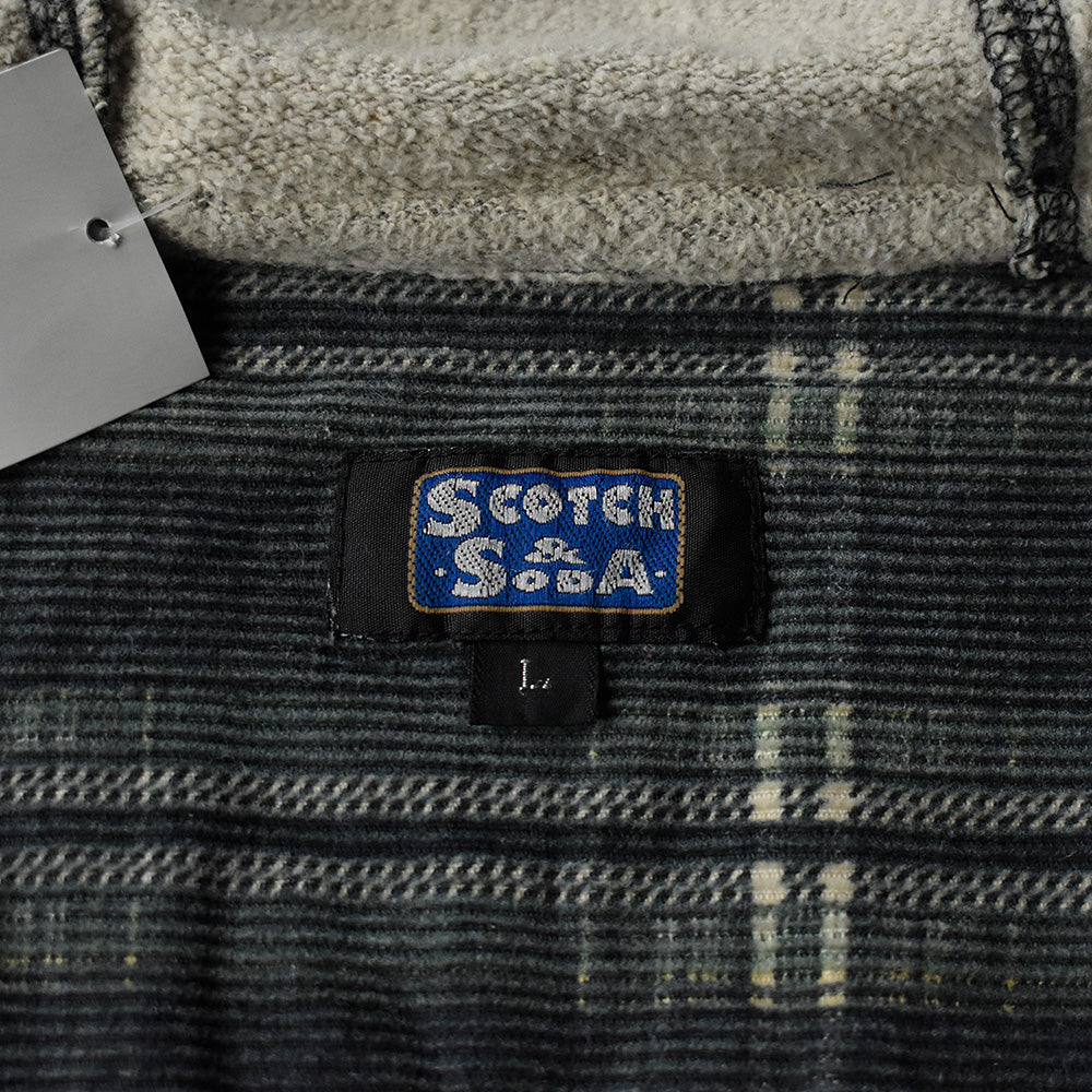 Y2K SCOTCH & SODA コーデュロイ フード付きシャツ 250125H