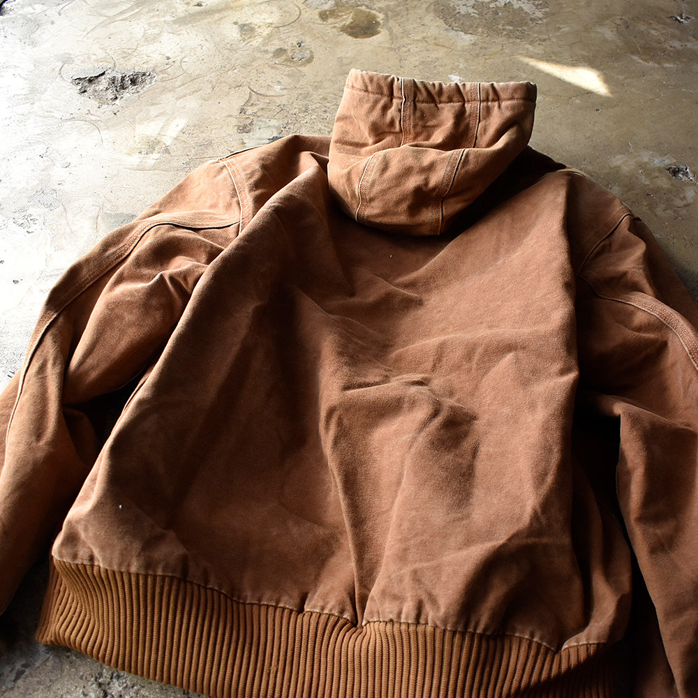 Y2K Carhartt 刺繍 アクティブパーカー キルティングライナー 240402H
