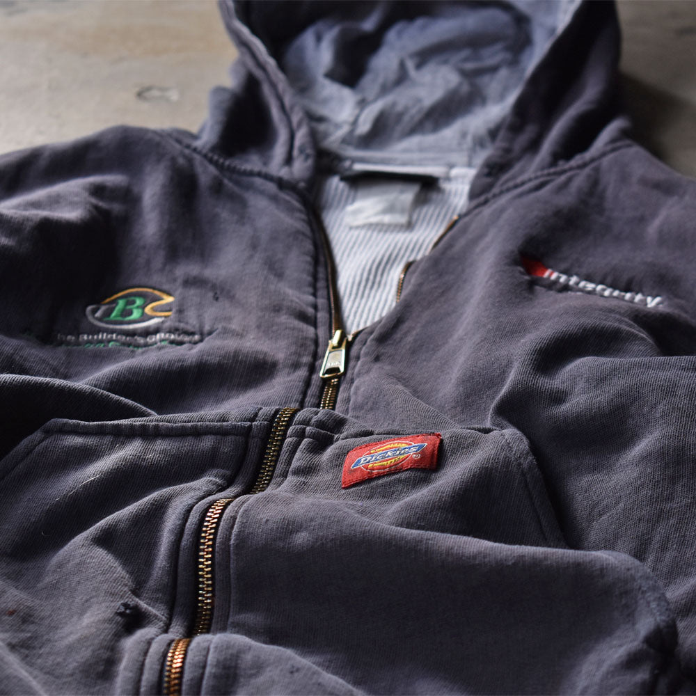 90’s Dickies 雰囲気◎ サーマルライナー スウェット フルジップパーカー 231120