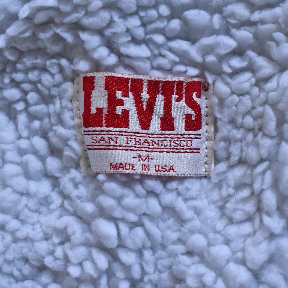 90’s Levi's ケミカルウォッシュ デニムボアジャケット 70609 USA製 231220