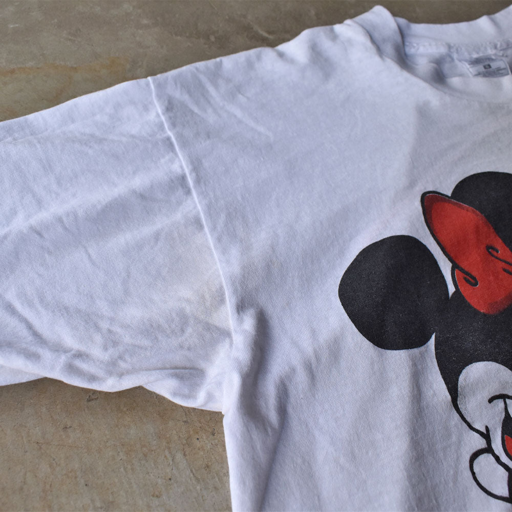 90's Disney ”Mickey＆Minnie” キャラ Tシャツ 240526