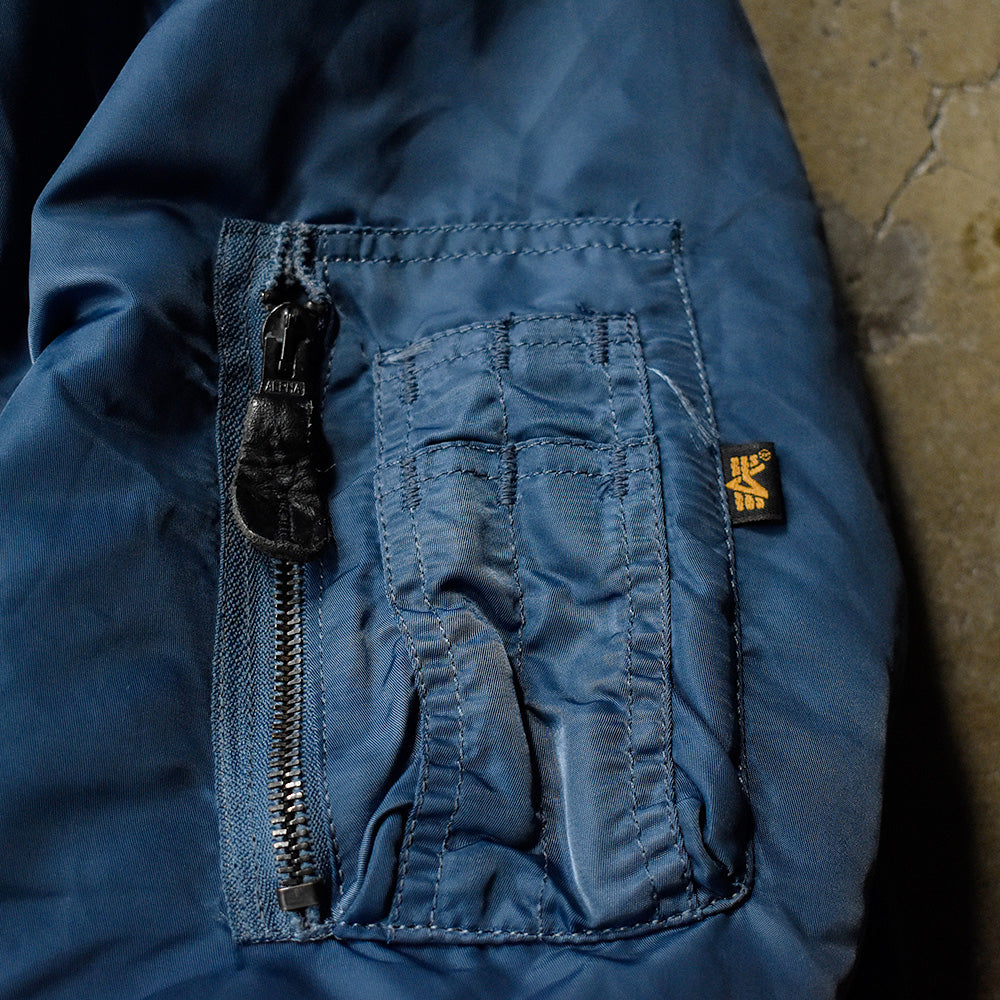 ALPHA×BREITLING B-15 フライトジャケット USA製 250109H