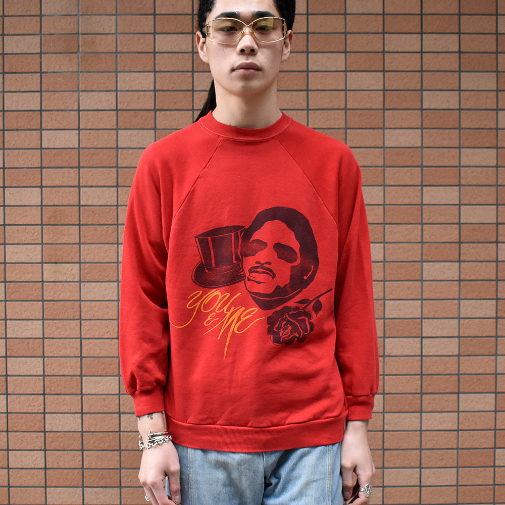 80's Stevie Wonder “You＆Me '83” スウェット 240313H