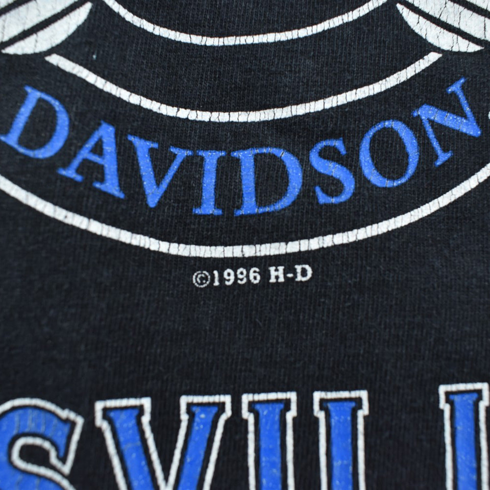 90's HARLEY-DAVIDSON "DOMINATION" イーグル ハーレーT USA製 260818H