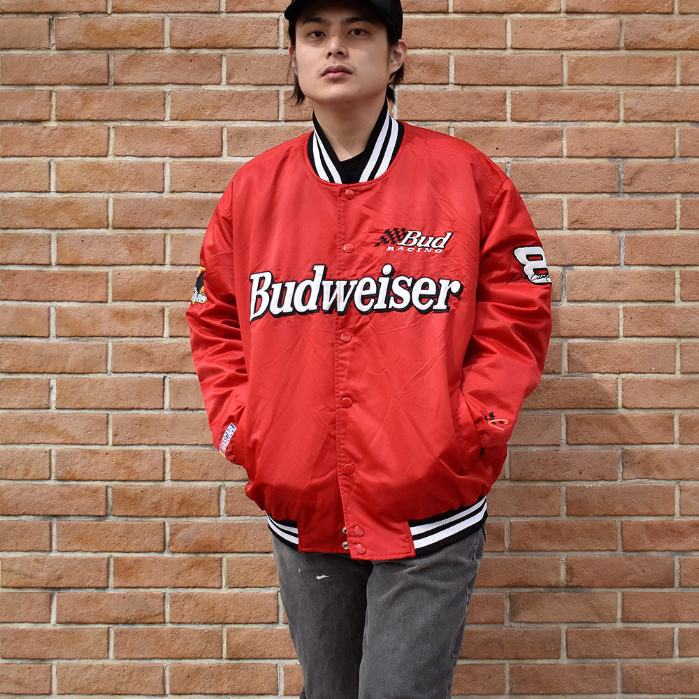 Y2K Chase Authentics “Budweiser” ナイロン レーシングジャケット 240304H