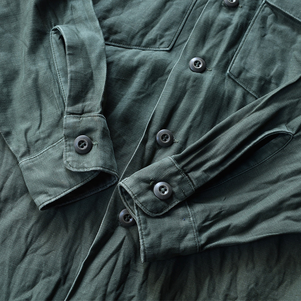 70's　U.S.ARMY シャツ袖 7th ユーティリティシャツ　230911