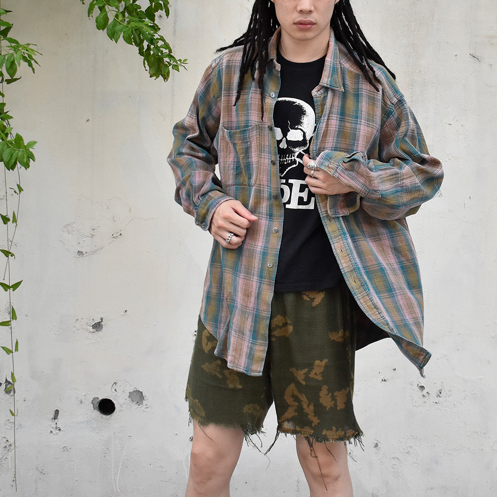 90's Ralph Lauren “RRL“ チェック柄 フランネルシャツ 240915H
