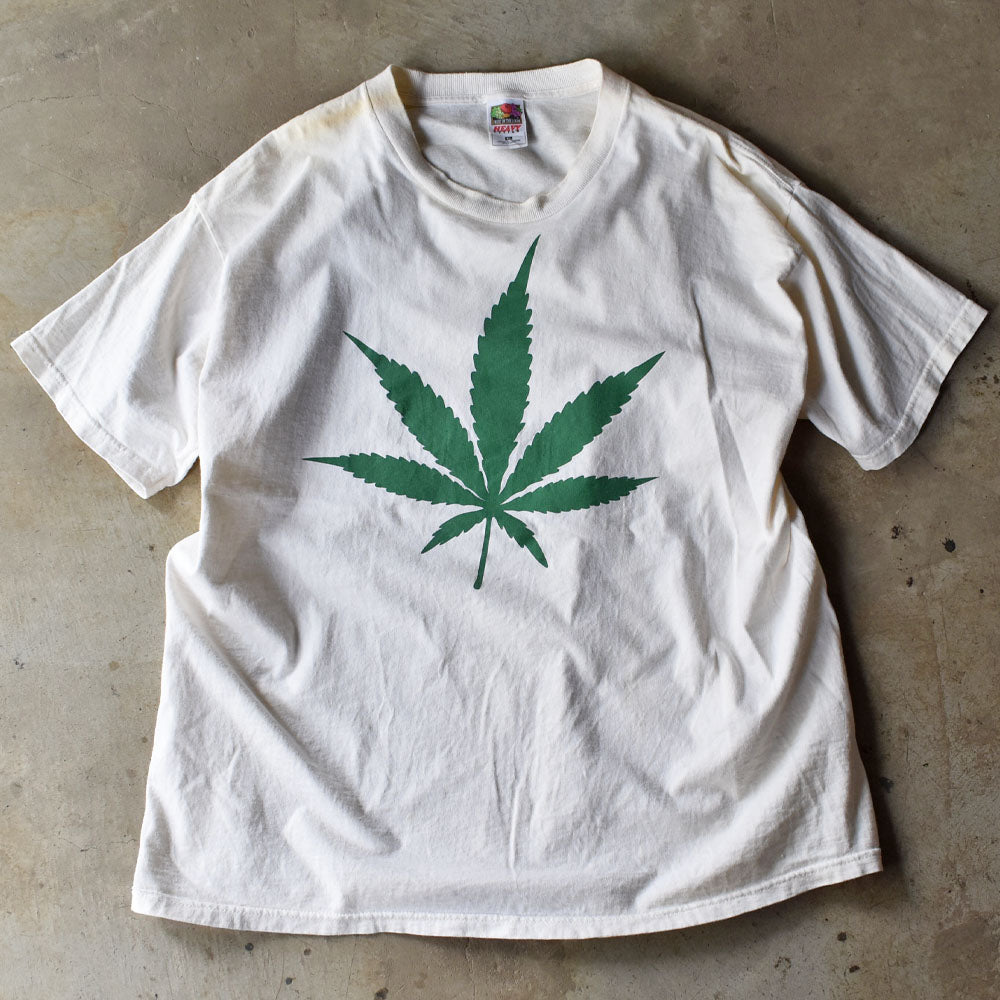 ガンジャ プリント アートTシャツ 2000年代〜 古着