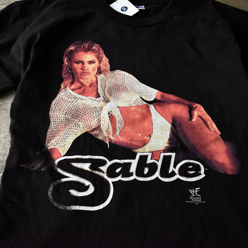 90's WWF Sable “Sable Bomb“ Tシャツ 250622H