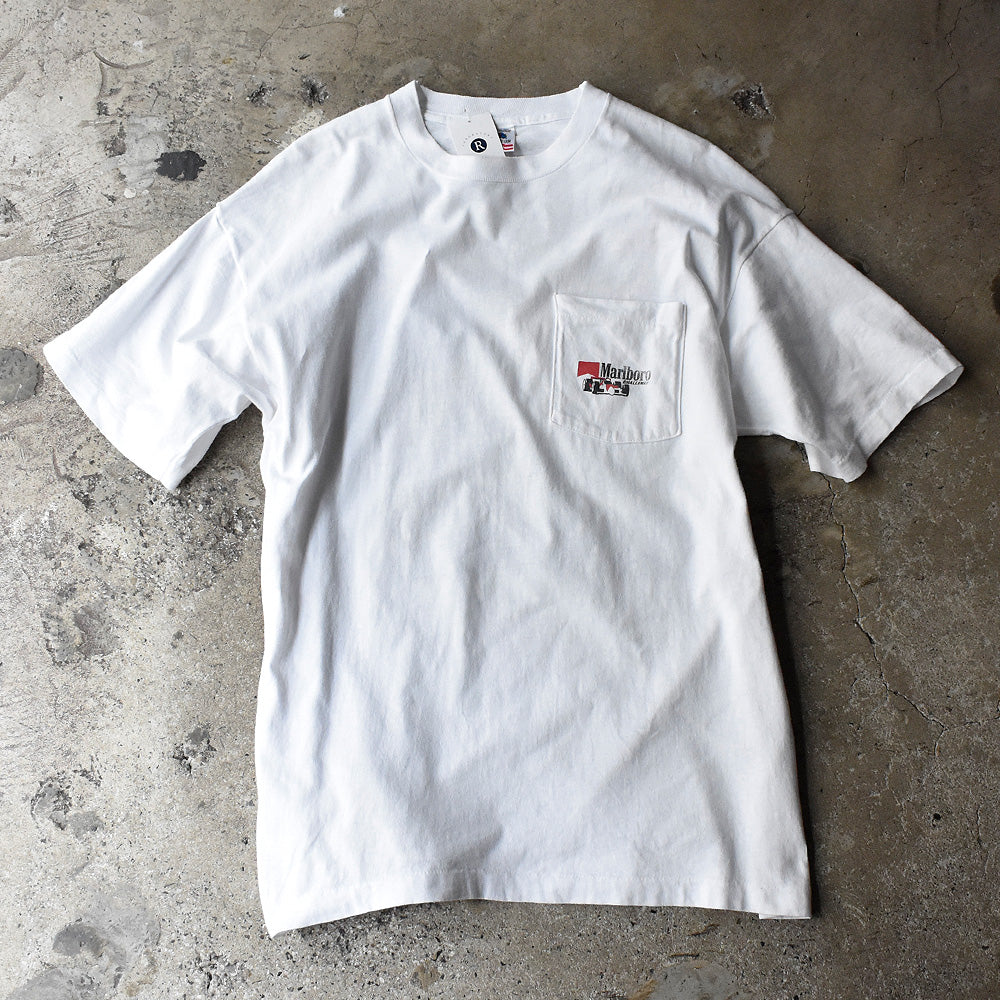 90's “Marlboro“ Racing '92 ポケットTシャツ USA製 250413H
