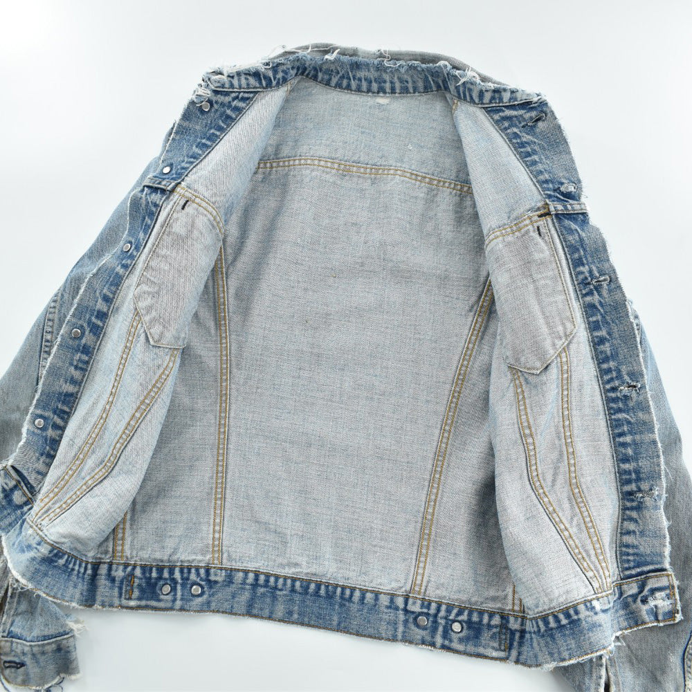 70's Levi's 70505 "BORO" クラッシュデニムジャケット USA製 260306H